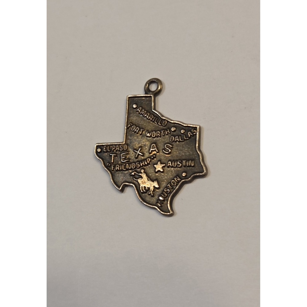 Vintage‎ 1960s Sterling Silver Texas Charm Lone Star State Wells Sterling